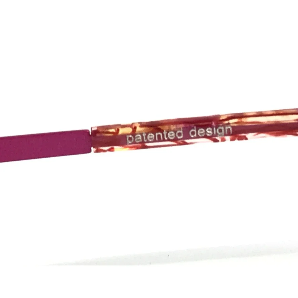 BOZ Eyeglasses Frames WOODY 8780 Brown Pink Purple Striped Tortoise 53-15.5-135